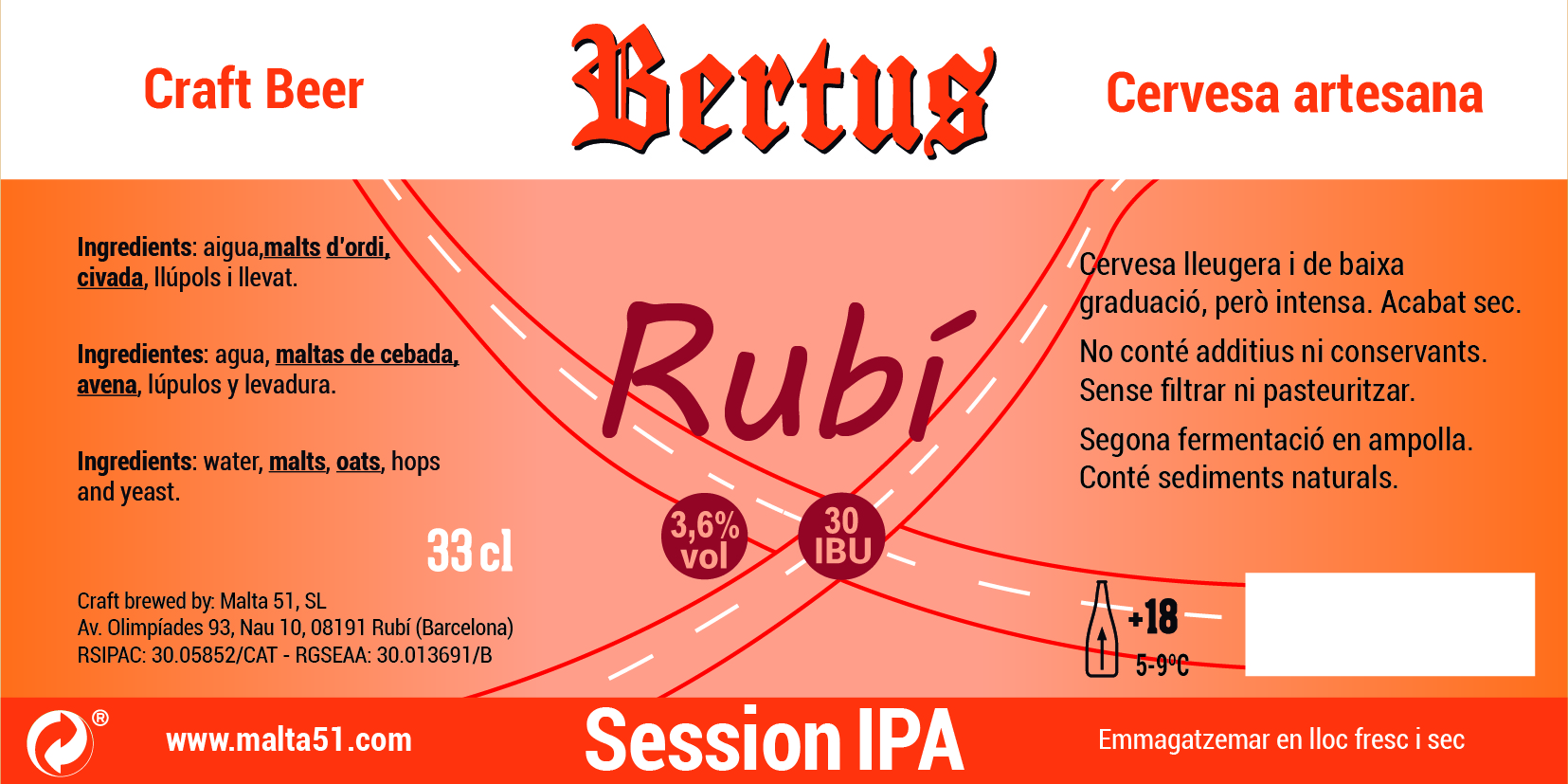 Altoparlante virtud en Rubí | Cervesa Artesana Bertus